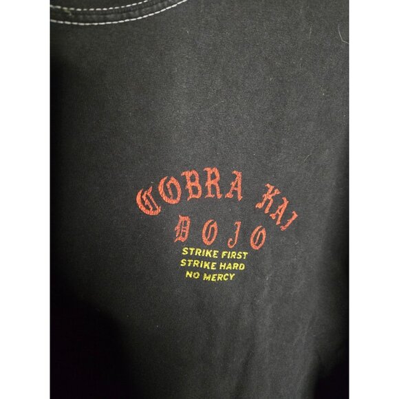 Cobra Kai Double Sided Graphic Print Tshirt Sz XL - Picture 2 of 4